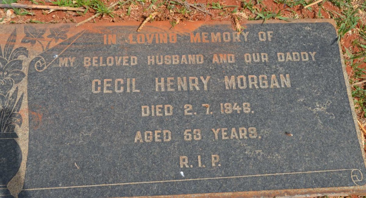 MORGAN Cecil Henry -1946