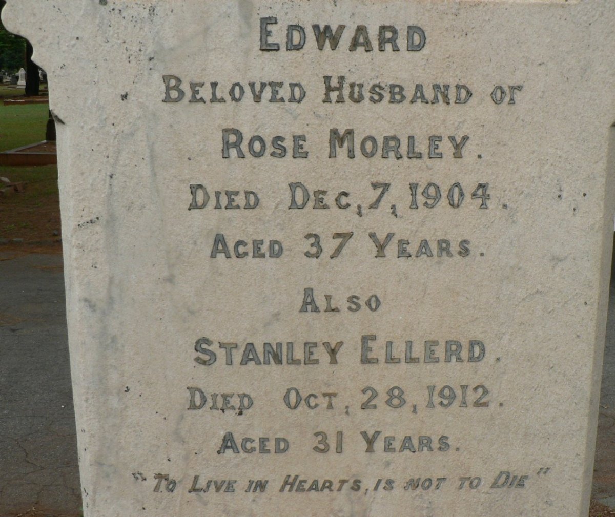 MORLEY Edward -1904 :: ELLERD Stanley -1912