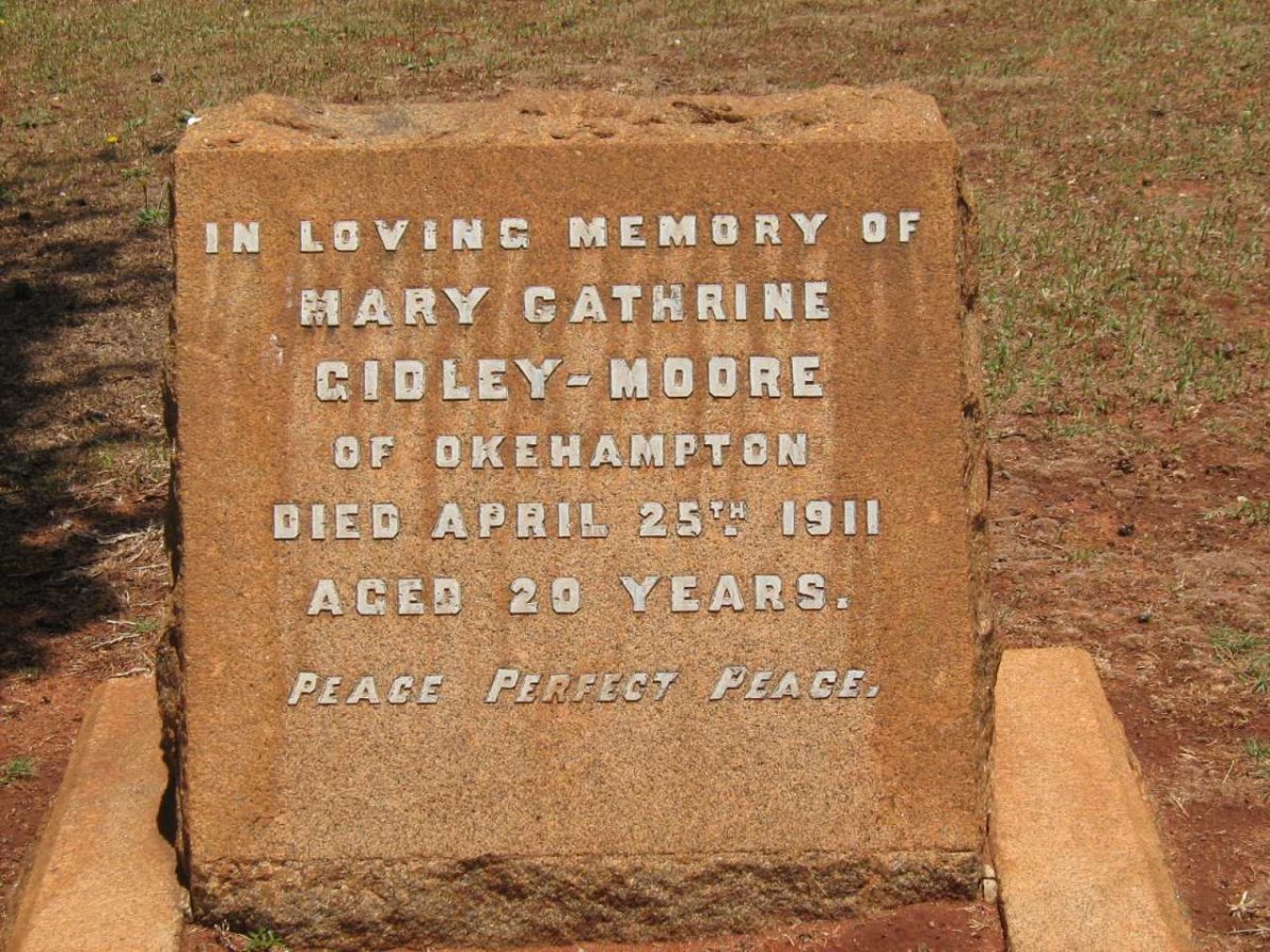 MOORE Mary Cathrine, Gidley -1911