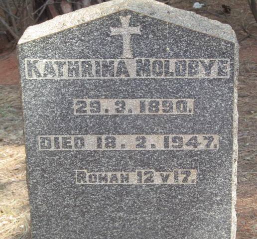MOLOBYE Kathrina 1890-1947