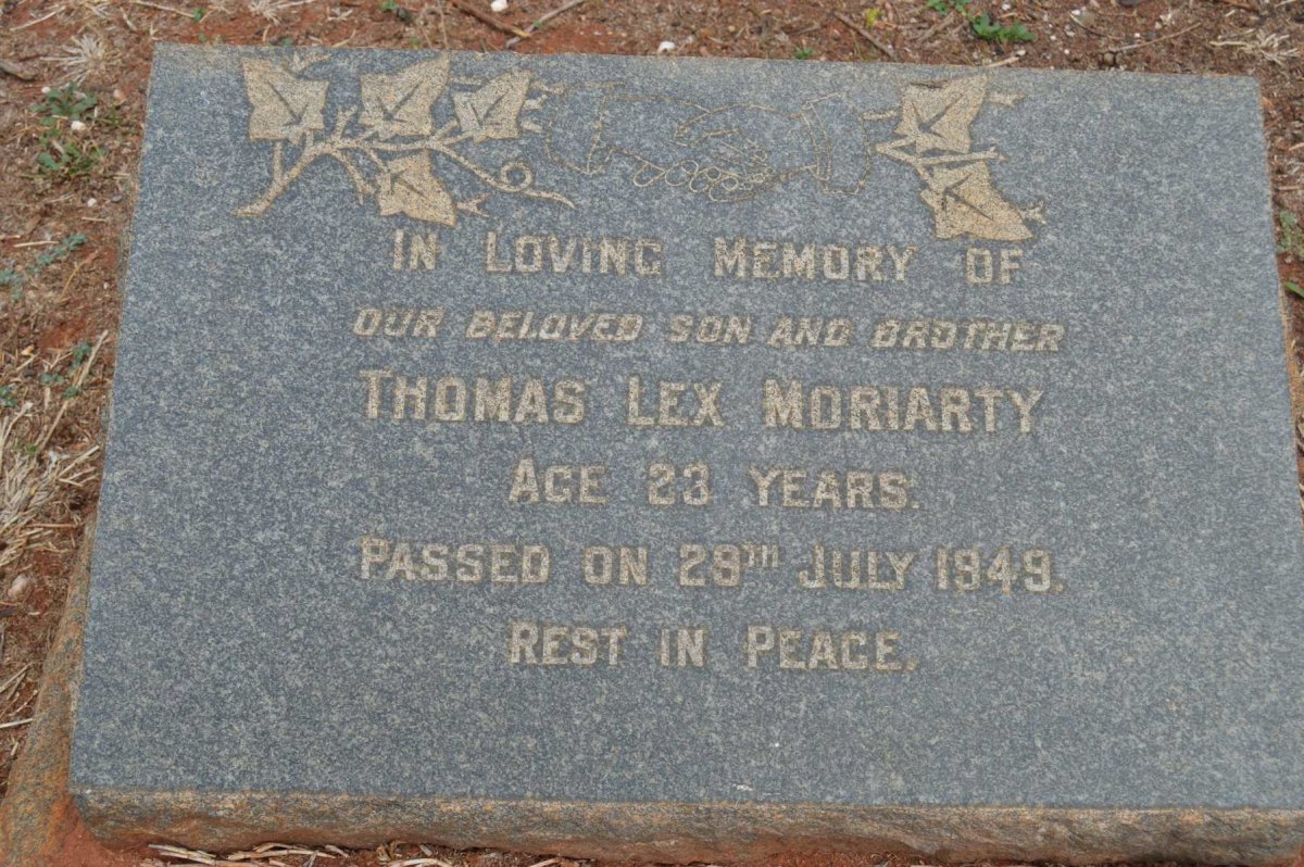 MORIARTY Thomas Lex -1949