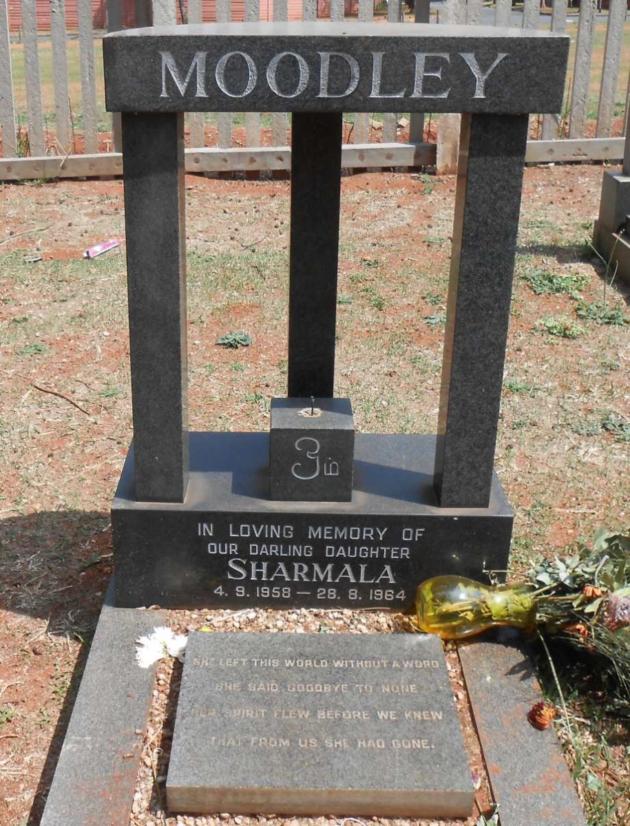 MOODLEY Sharmala 1958-1964