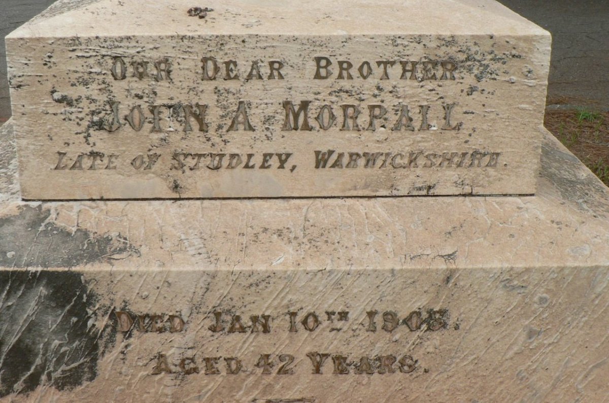 MORRALL John A. -190?