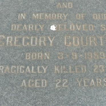MORRIS Gregory Courtney 1959-1981