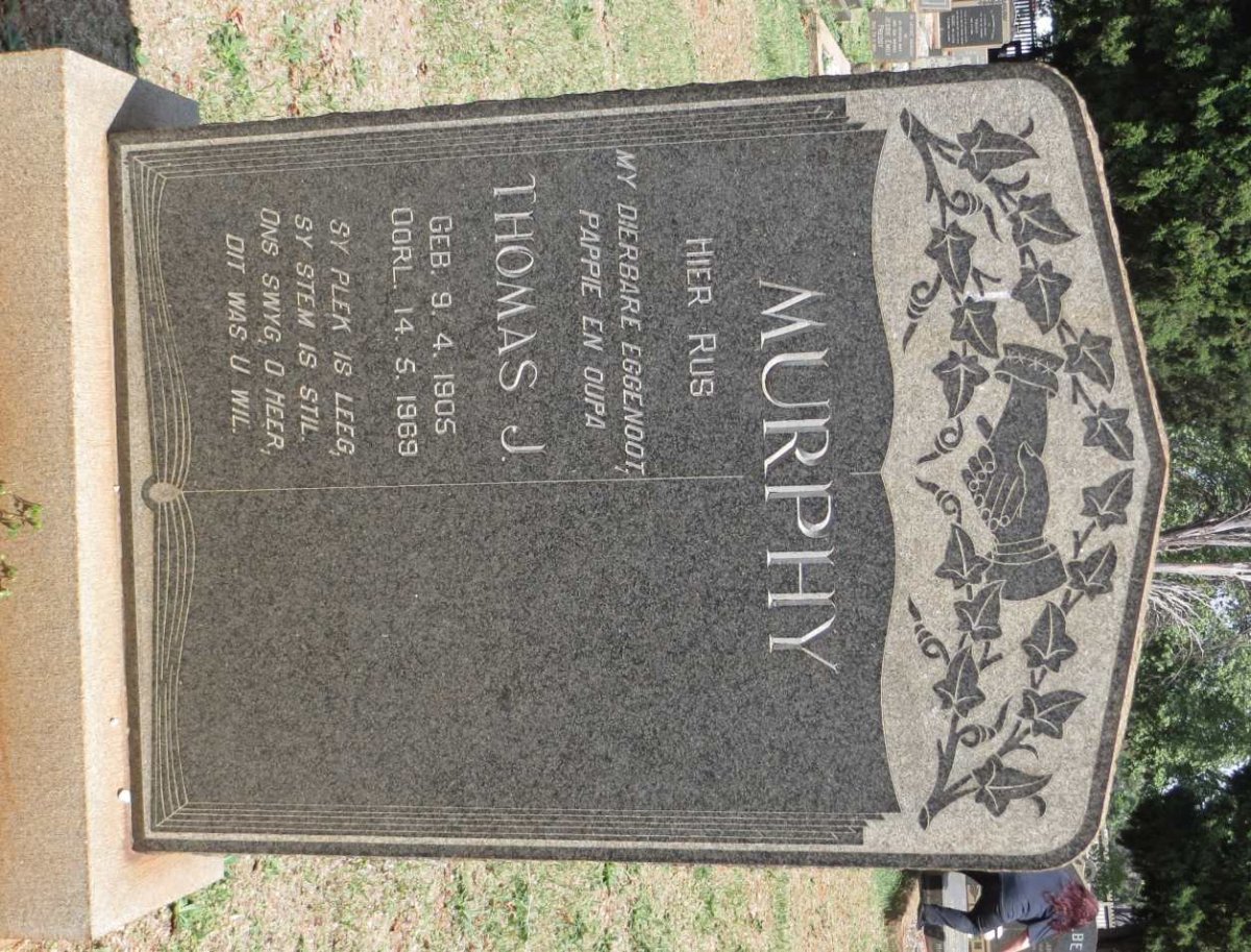 MURPHY Thomas J. 1905-1969