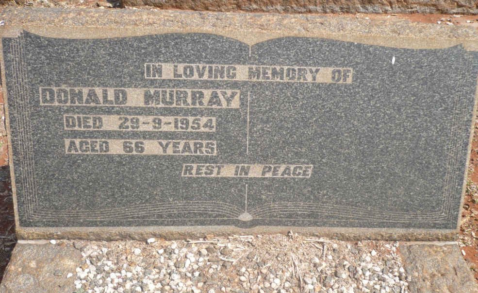 MURRAY Donald -1954