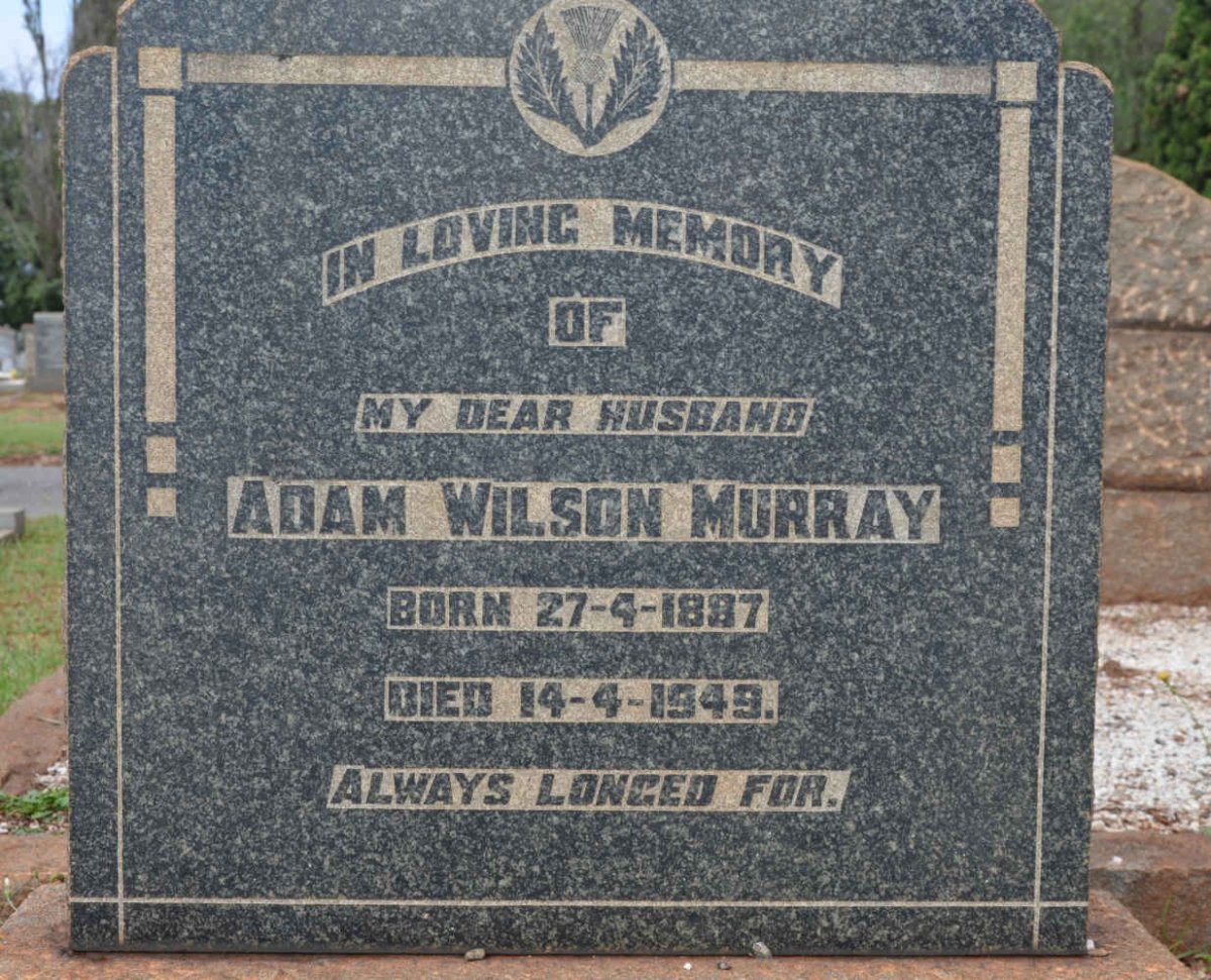 MURRAY Adam Wilson 1887-1949