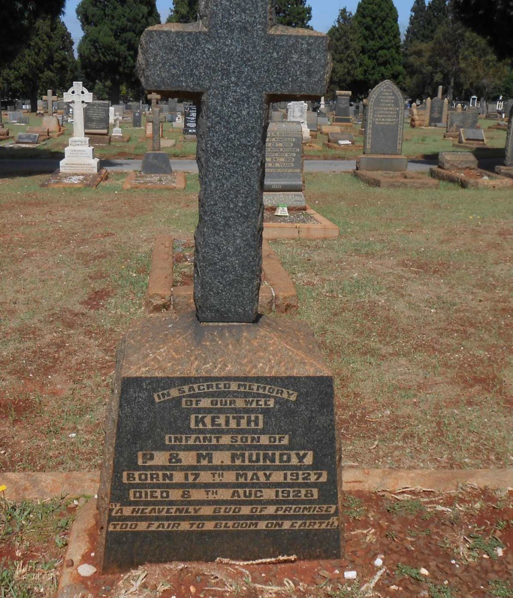 MUNDY Keith 1927-1928