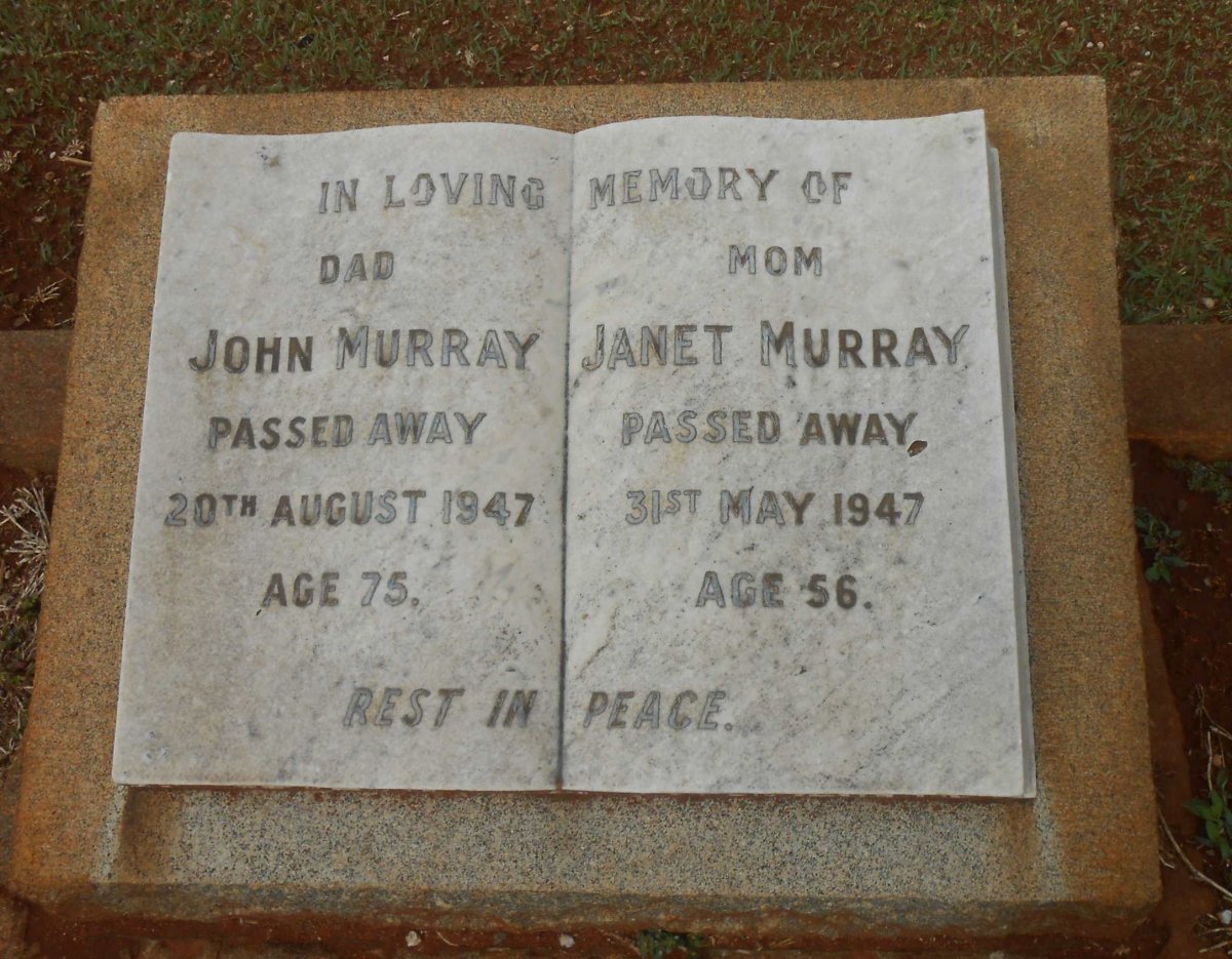MURRAY John -1947 &amp; Janet -1947