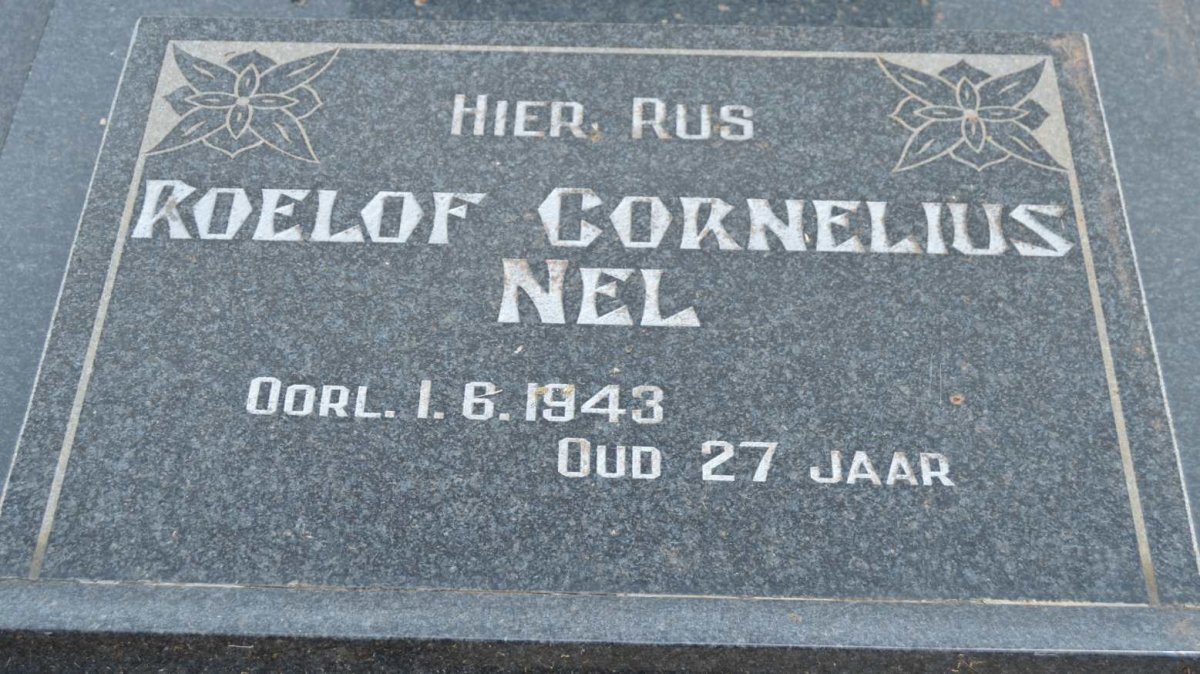 NEL Roelof Cornelius -1943