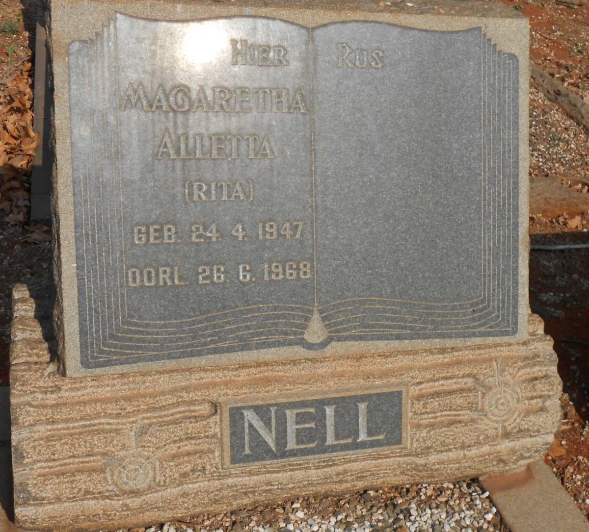 NELL Magaretha Alletta 1947-1968