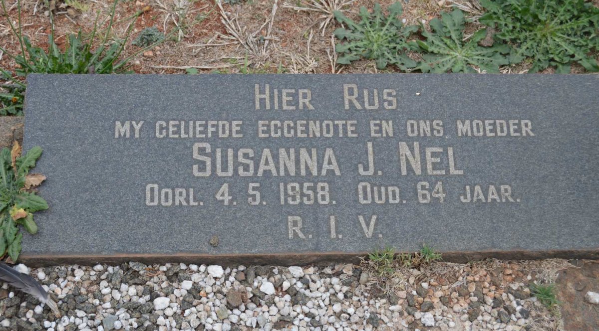 NEL Susanna J. -1958