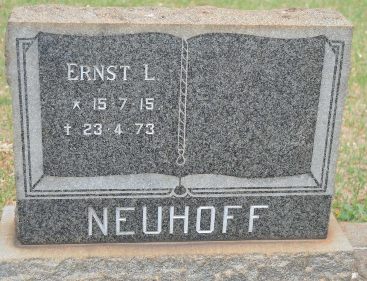 NEUHOFF Ernst L. 1915-1973