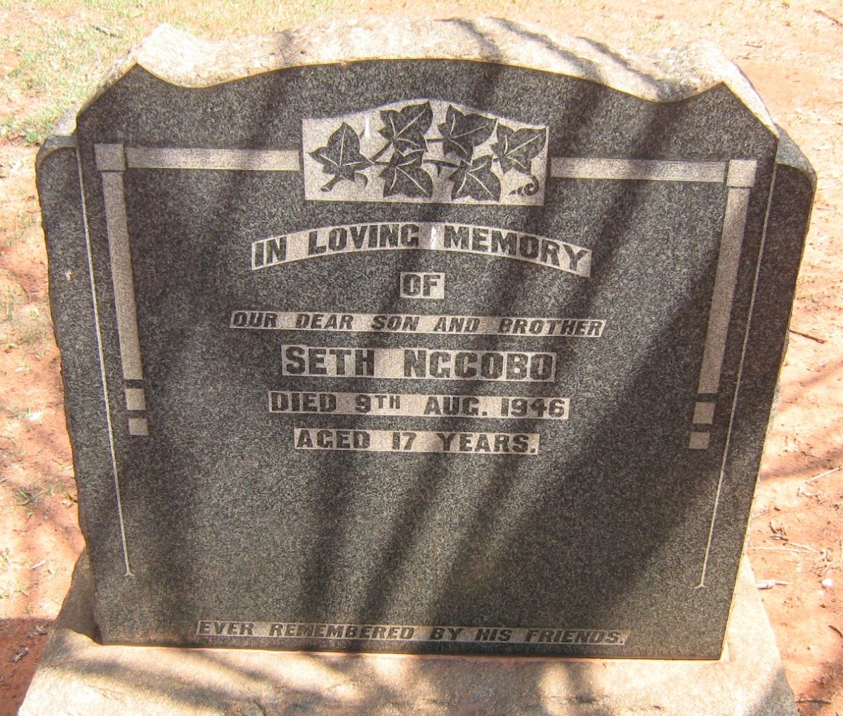 NGCOBO Seth -1946