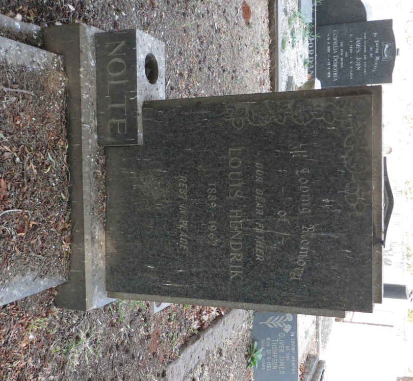 NOLTE Louis Hendrik 1889-1962