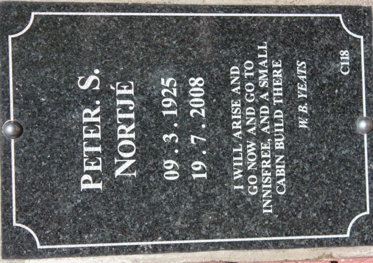 NORTJE Peter S. 1925-2008