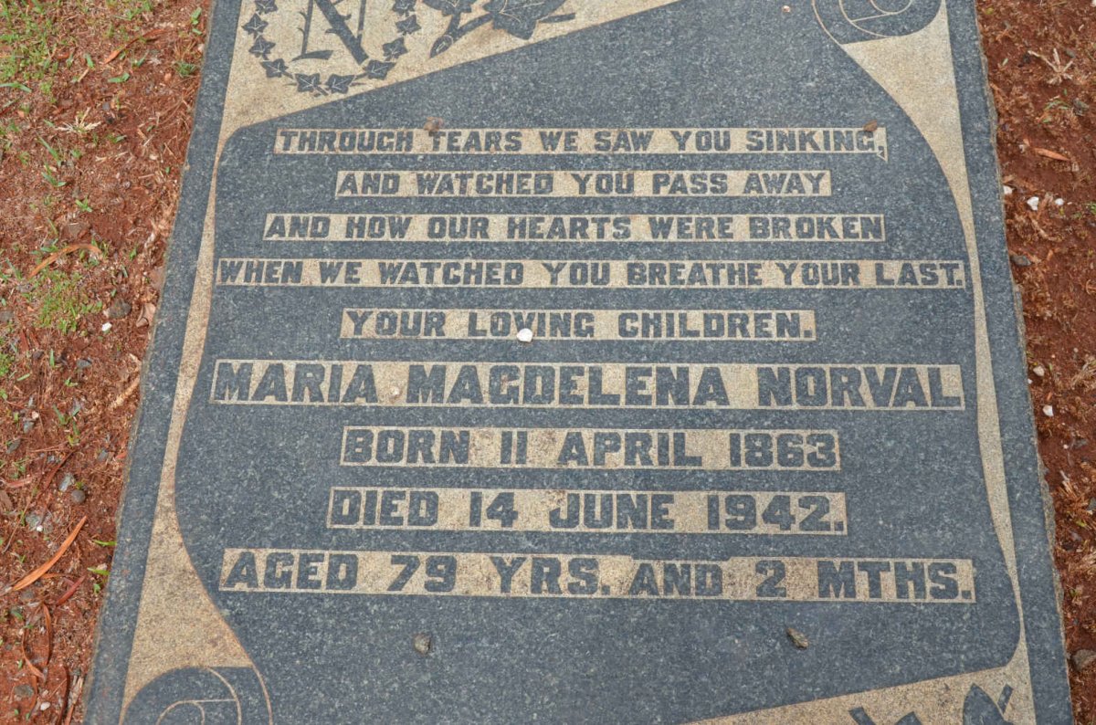 NORVAL Maria Magdalena 1863-1942