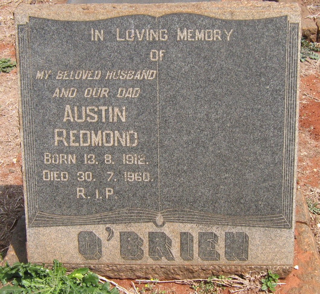 O'BRIEN Austin Redmond 1912-1960