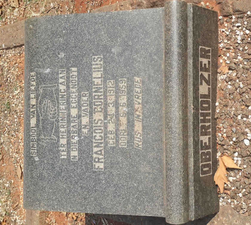 OBERHOLZER Francois Cornelius 1912-1959
