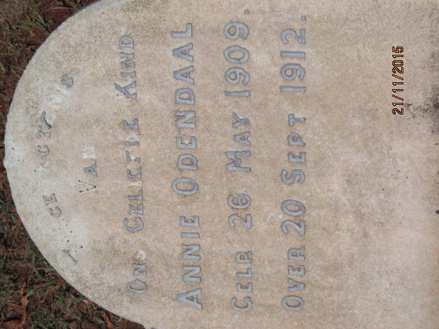 ODENDAAL Annie 1909-1912