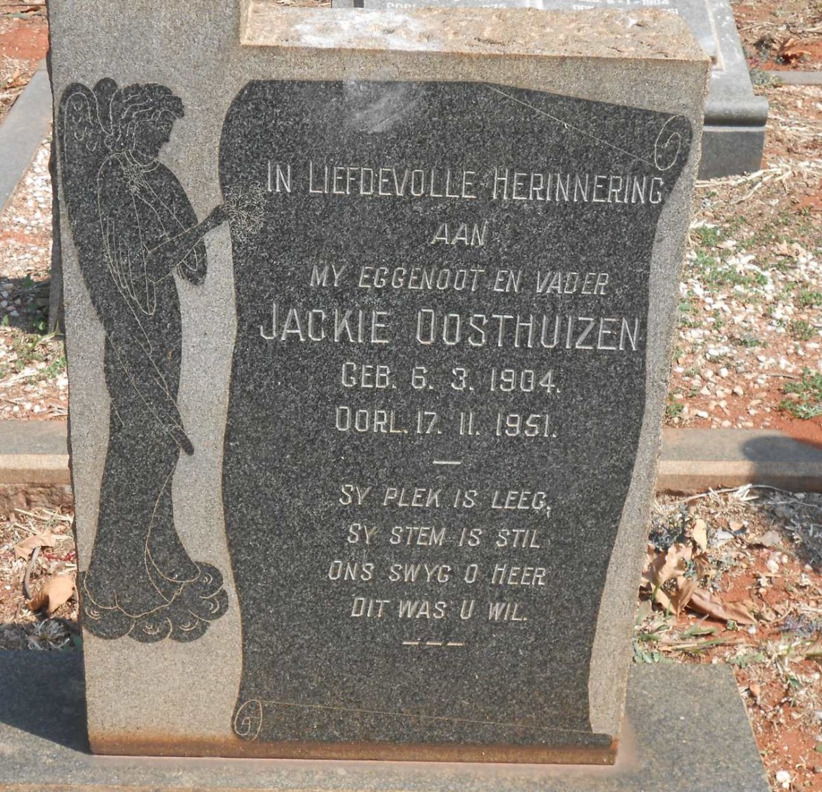 OOSTHUIZEN Jackie 1904-1951