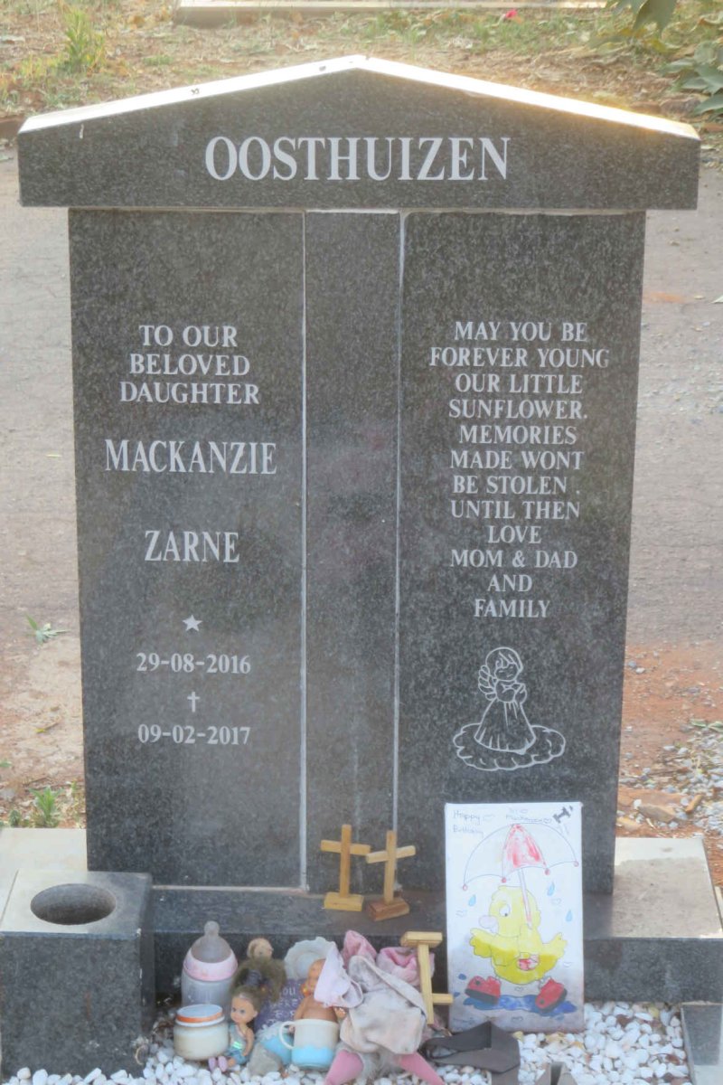 OOSTHUIZEN Mackanzie Zarne 2016-2017