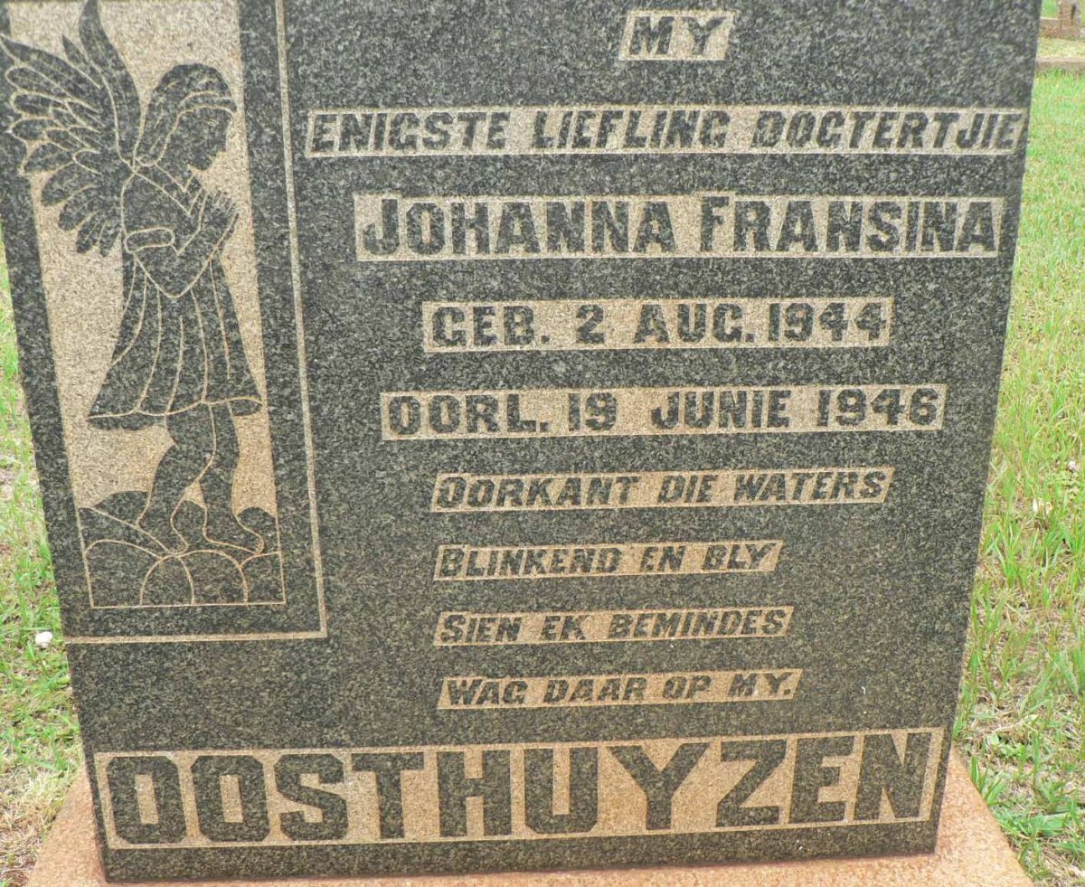 OOSTHUYZEN Johanna Fransina 1944-1946