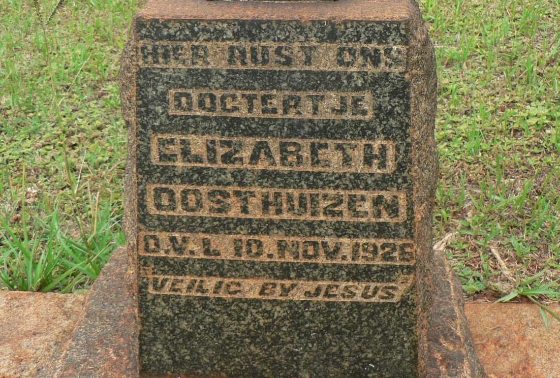 OOSTHUIZEN Elizabeth -1926