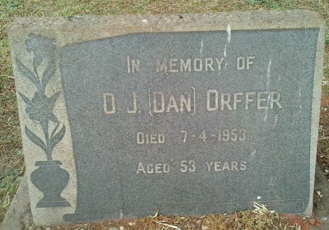 ORFFER D.J. -1953