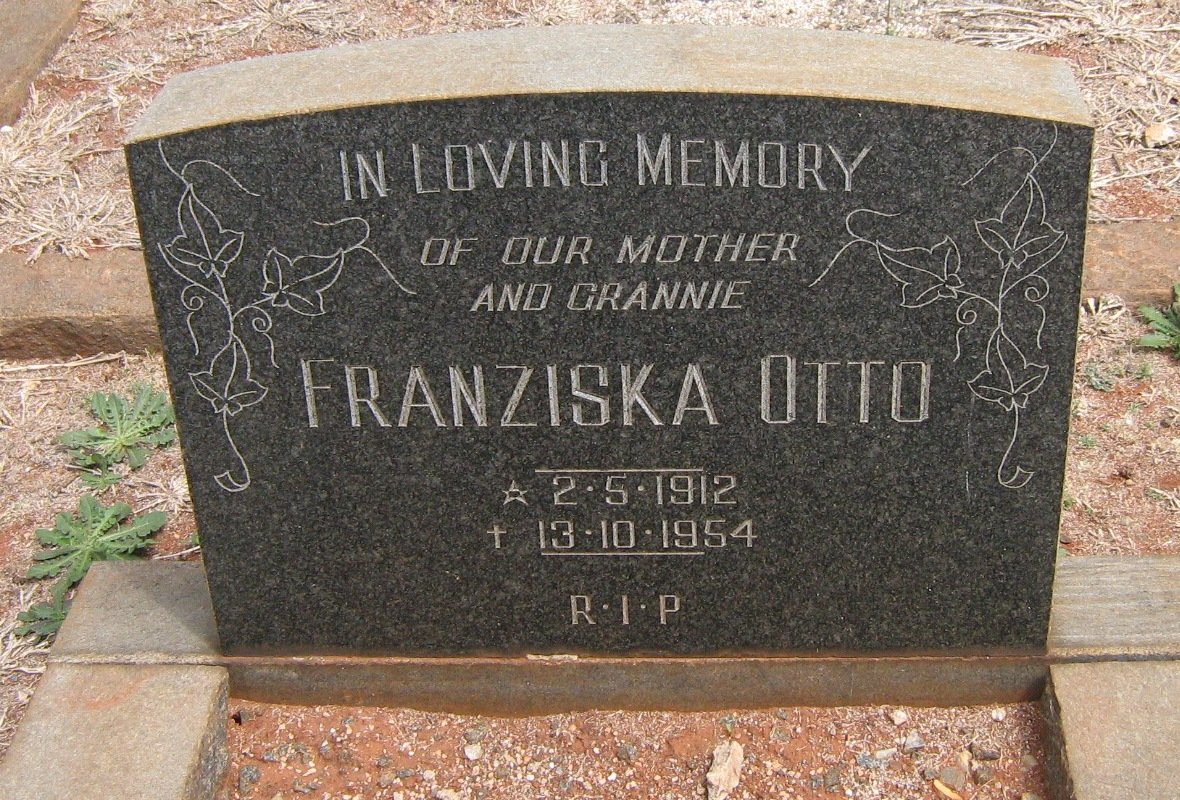 OTTO Franziska 1912-1954