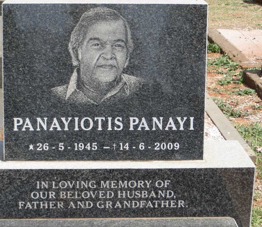 PANAYI Panayiotis 1945-2009