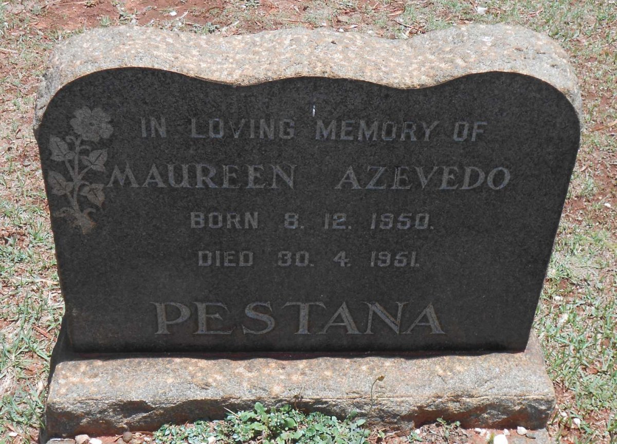 PESTANA Maureen Azevedo 1950-1951