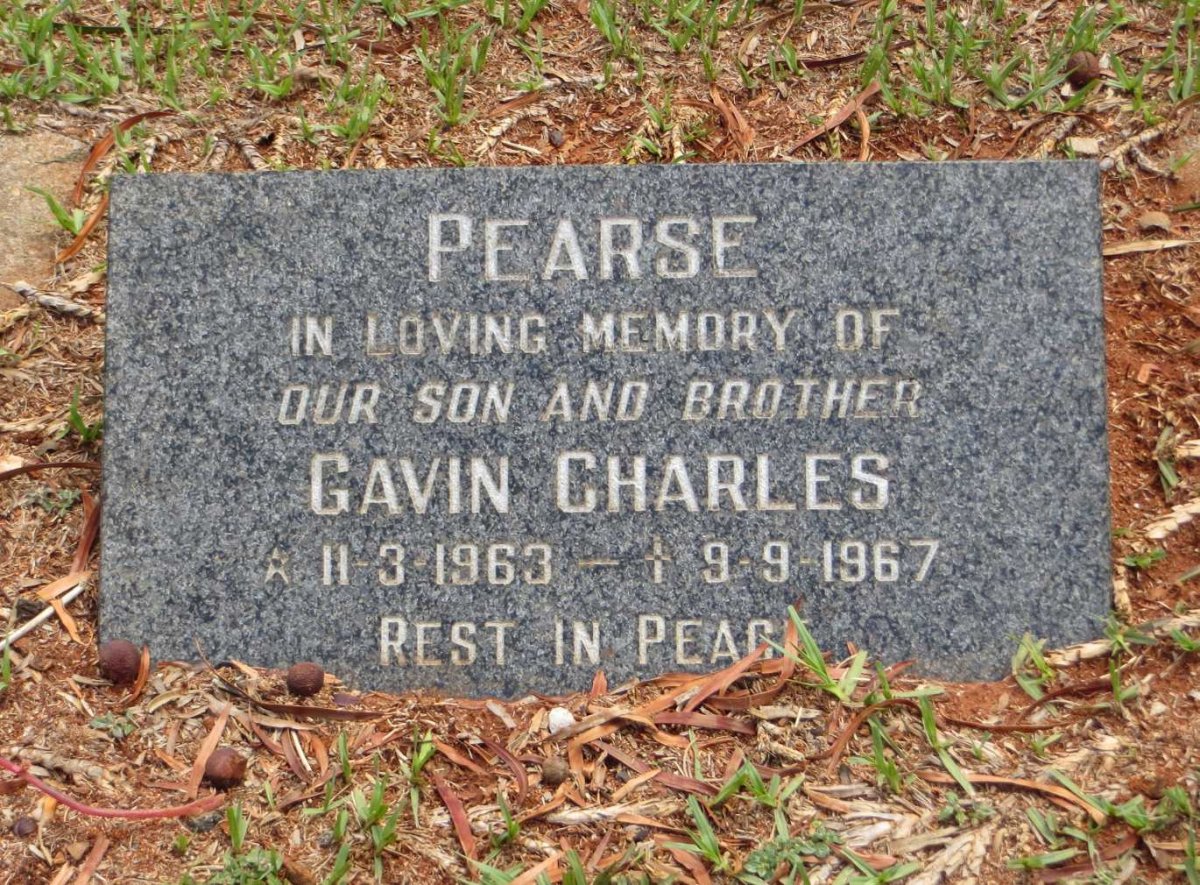 PEARSE Gavin Charles 1963-1967