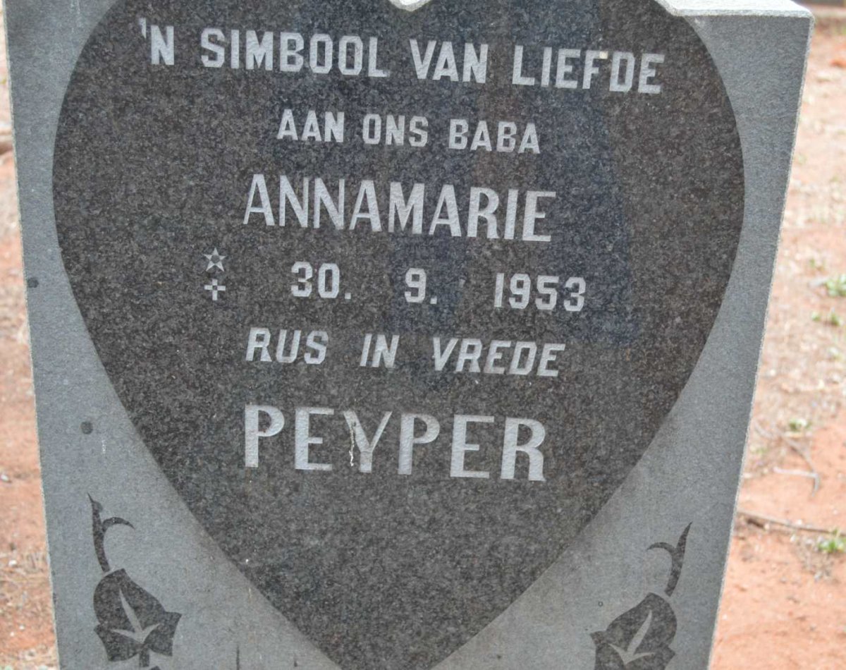PEYPER Annamarie 1953-1953