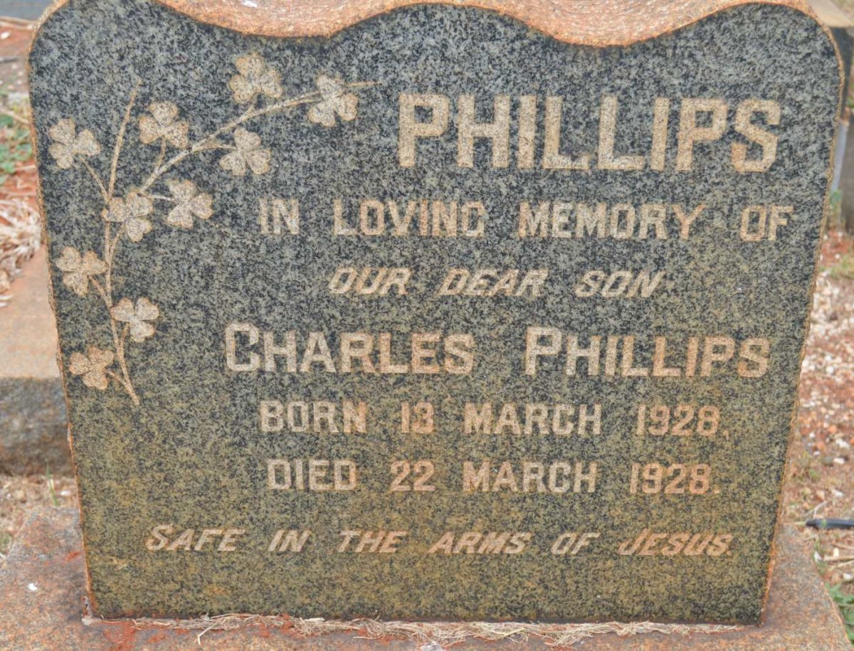 PHILLIPS Charles 1928-1928