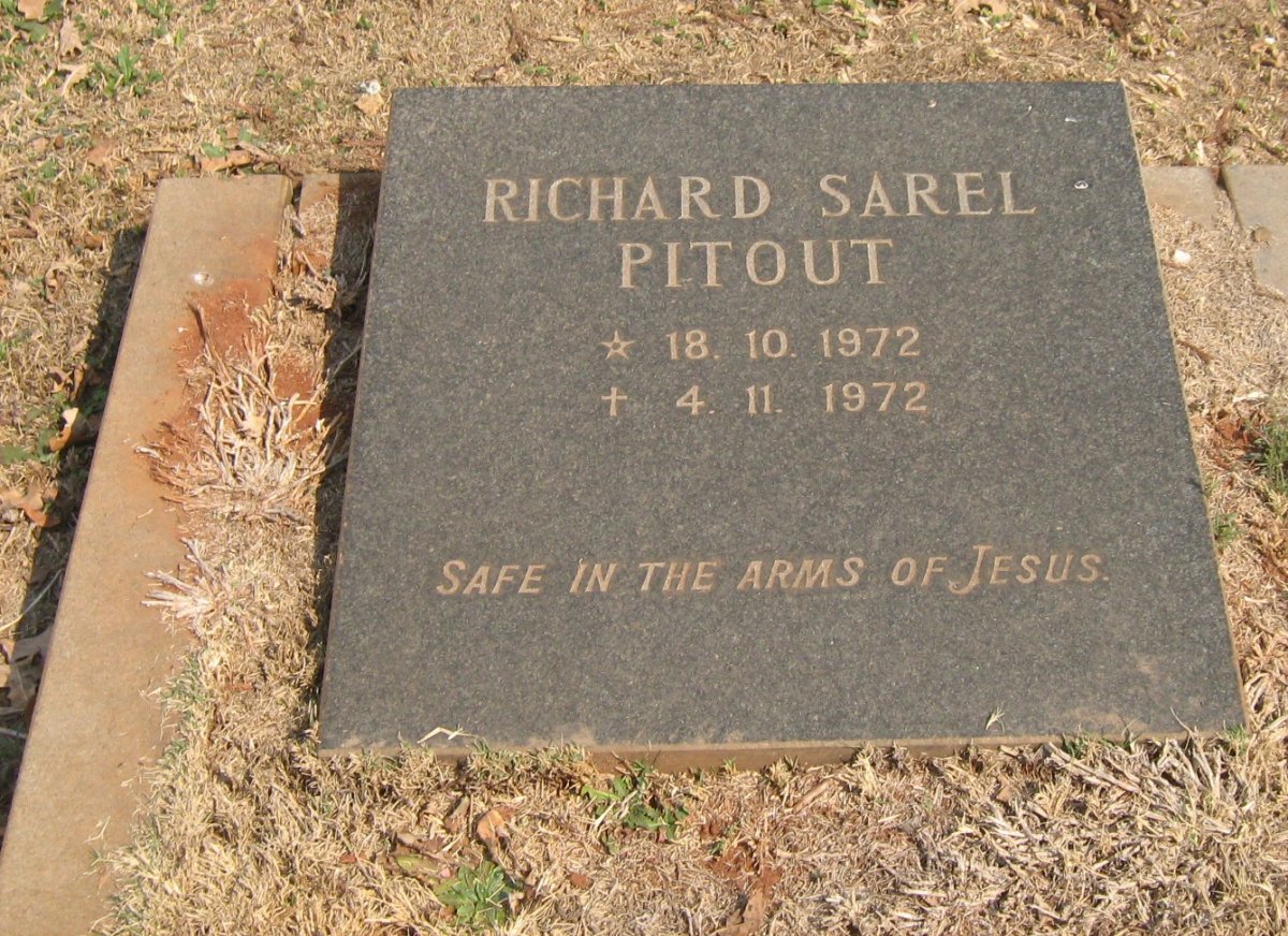 PITOUT Richard Sarel 1972-1972