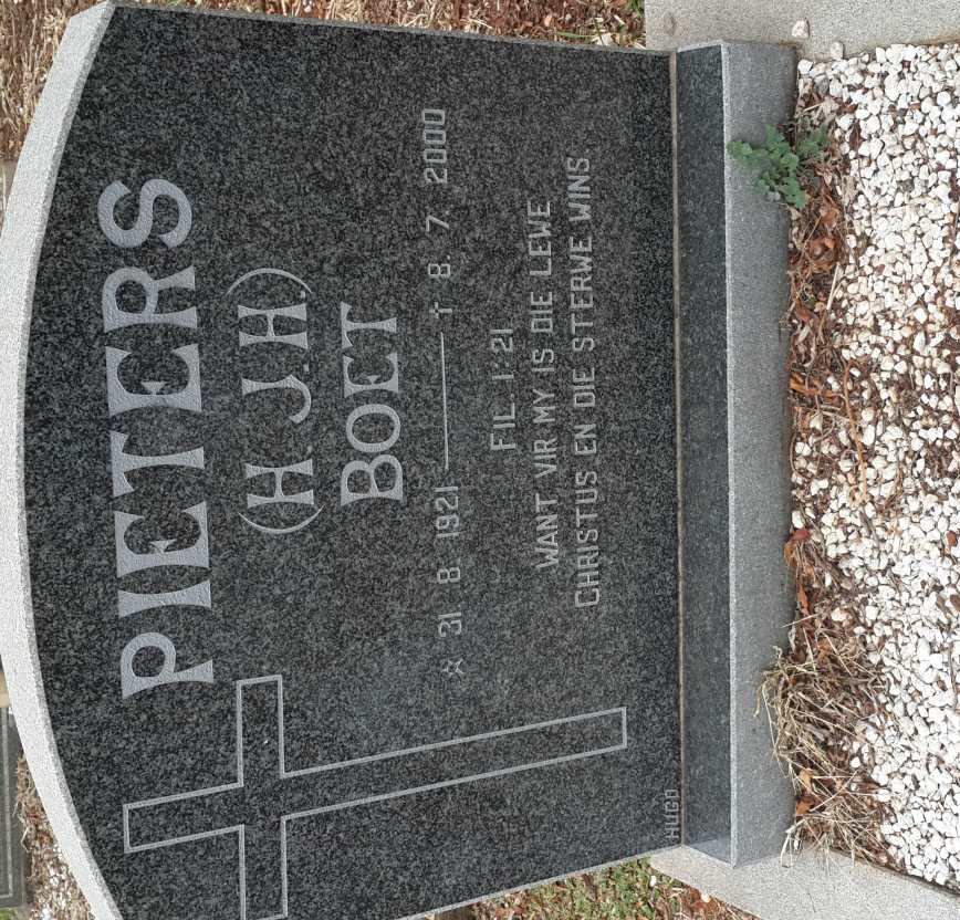 PIETERS H.J.H. 1921-2000