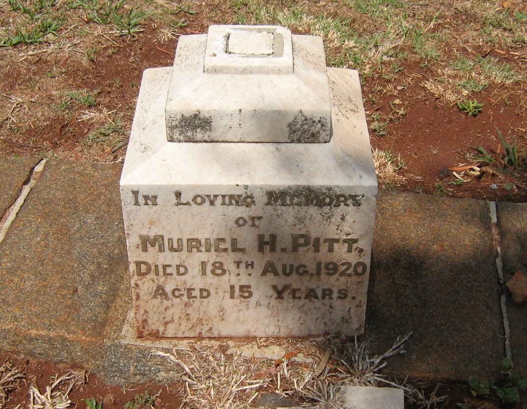 PITT Muriel H. -1920