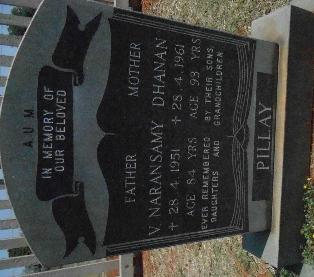 PILLAY V. Naransamy -1951 &amp; Dhanan -1961