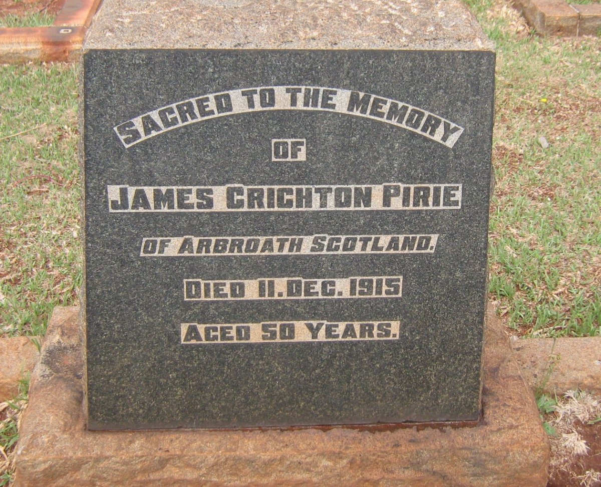 PIRIE James Crichton -1915