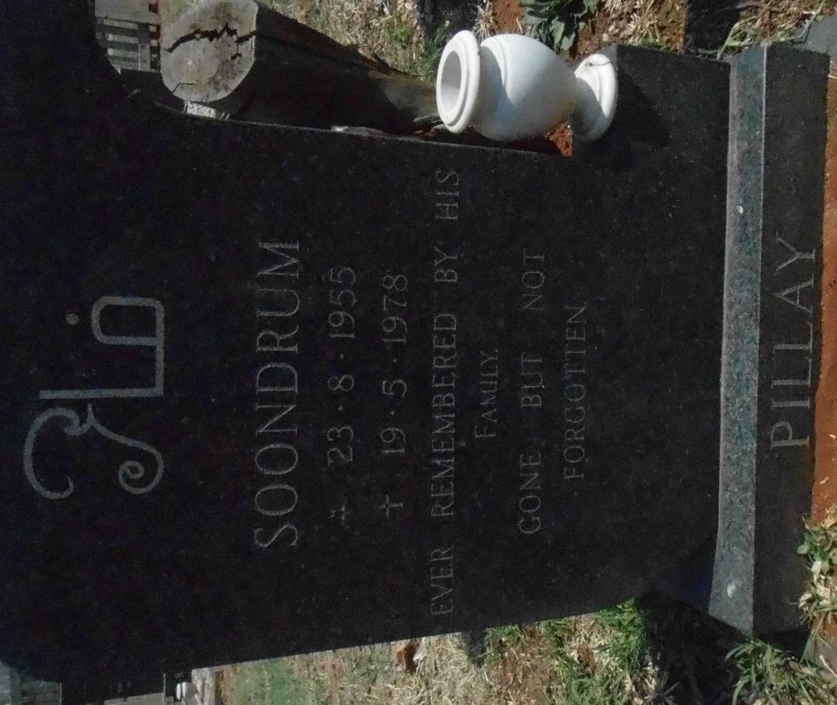 PILLAY Soondrum 1955-1978