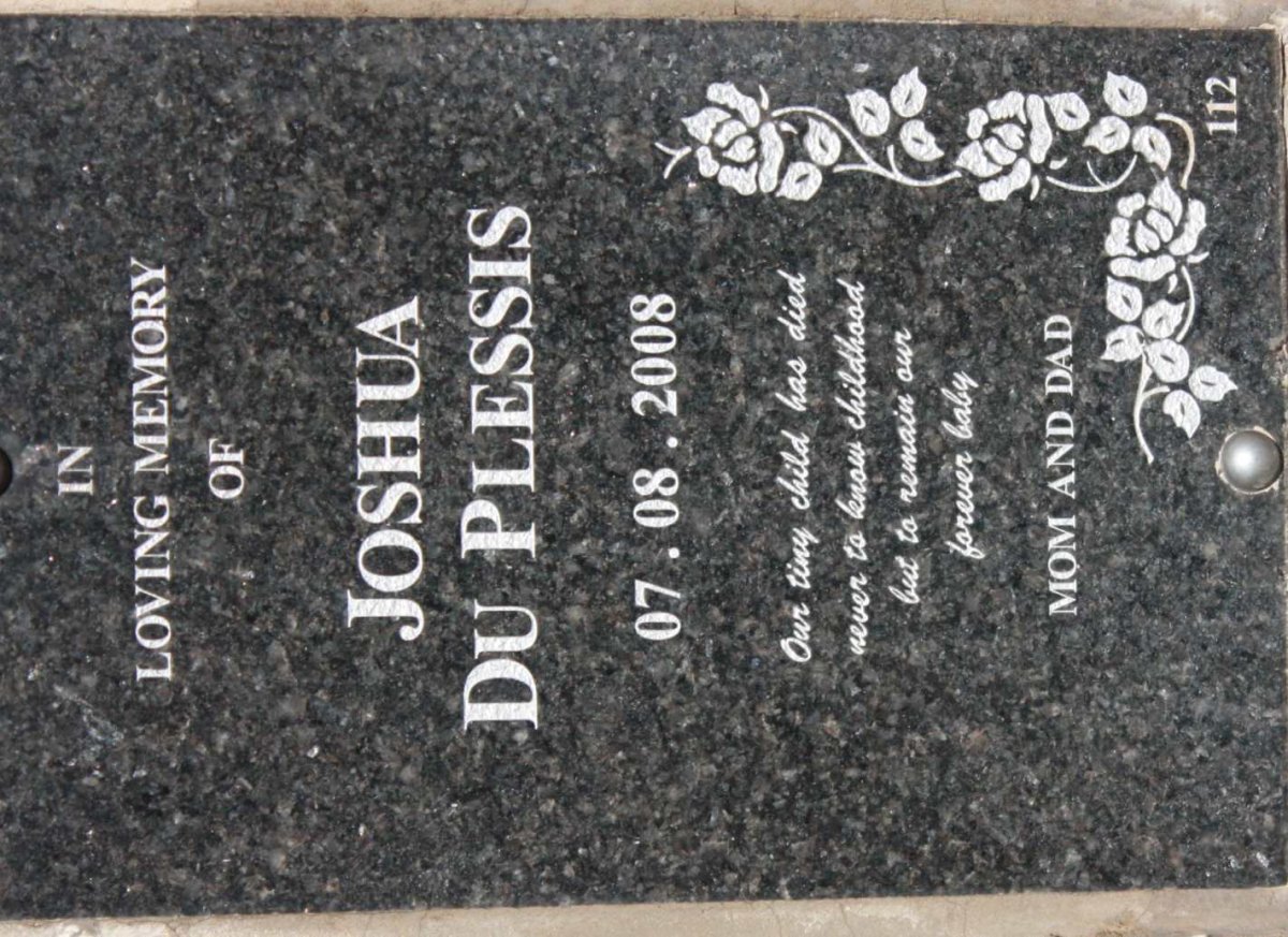 PLESSIS Joshua, du -2008