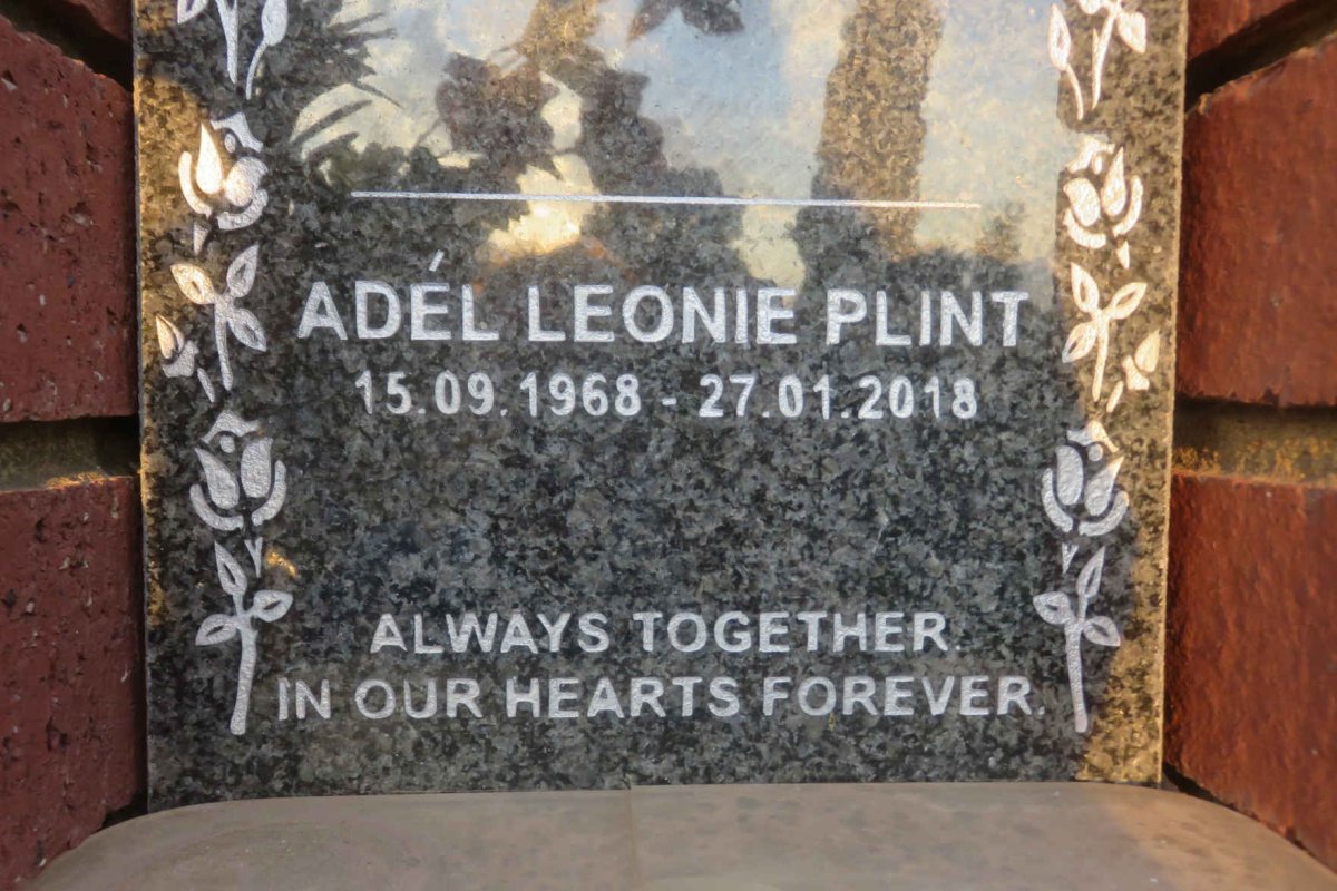 PLINT Adel Leonie 1968-2018