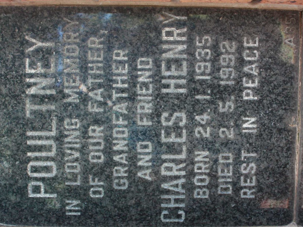 POULTNEY Charles Henry 1935-1992