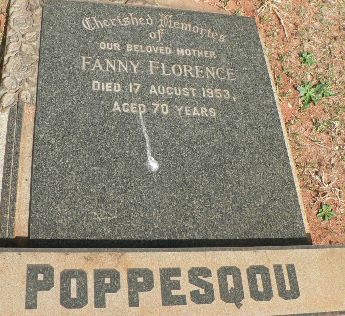 POPPESQOU Fanny Florence -1953