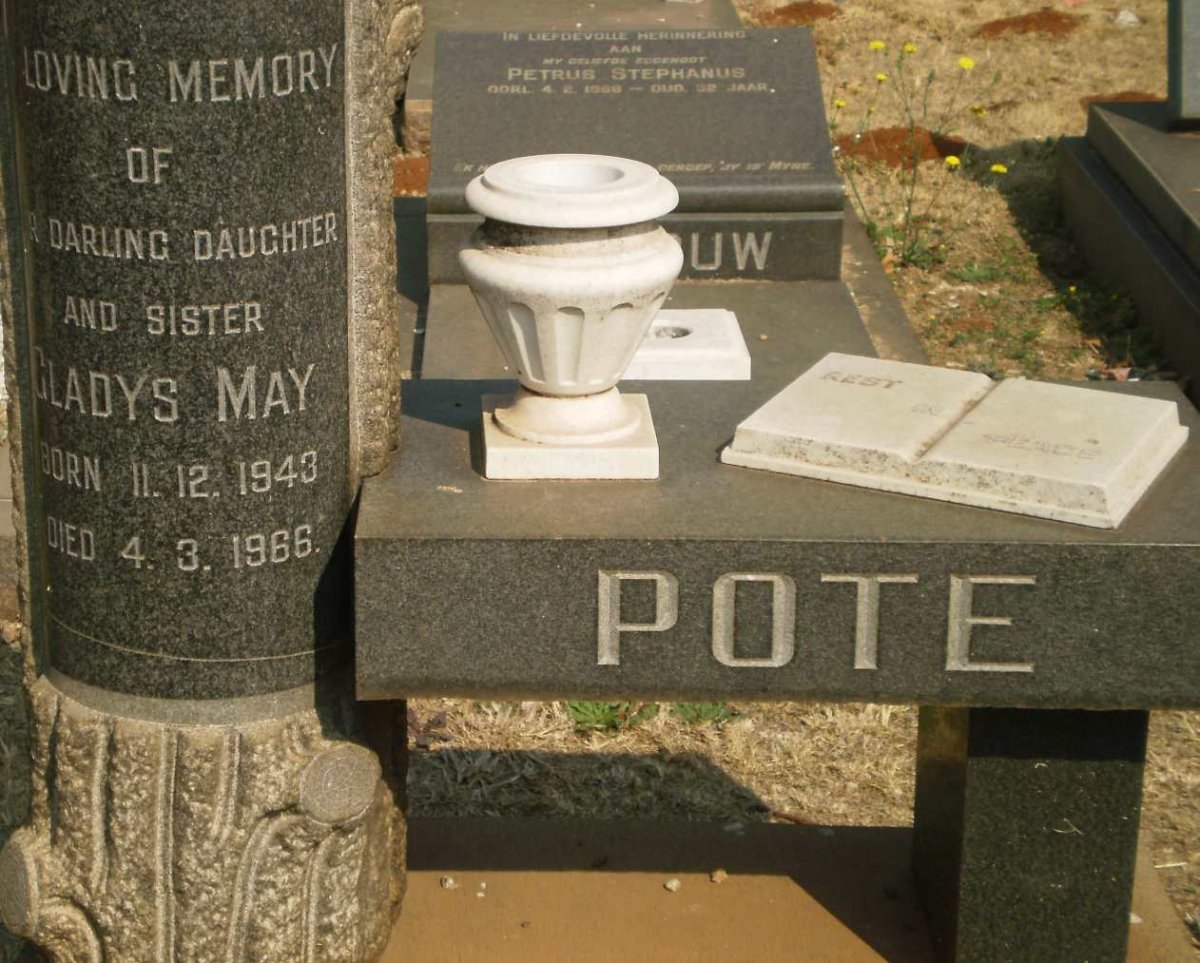 POTE Gladys May 1943-1966