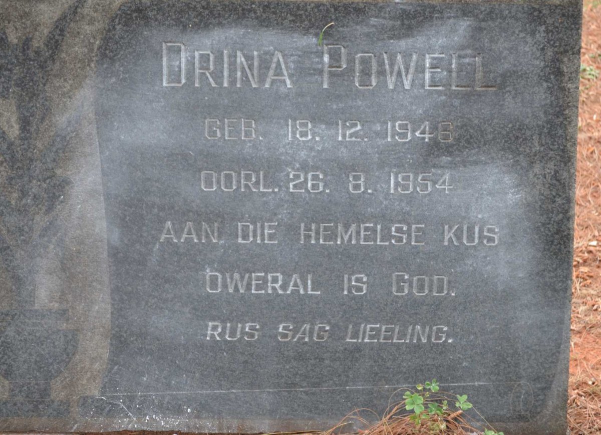 POWELL Drina 1946-1954