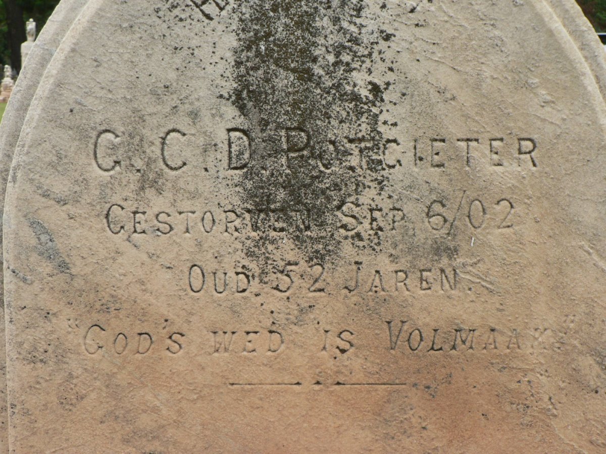 POTGIETER G.C.D. -1902
