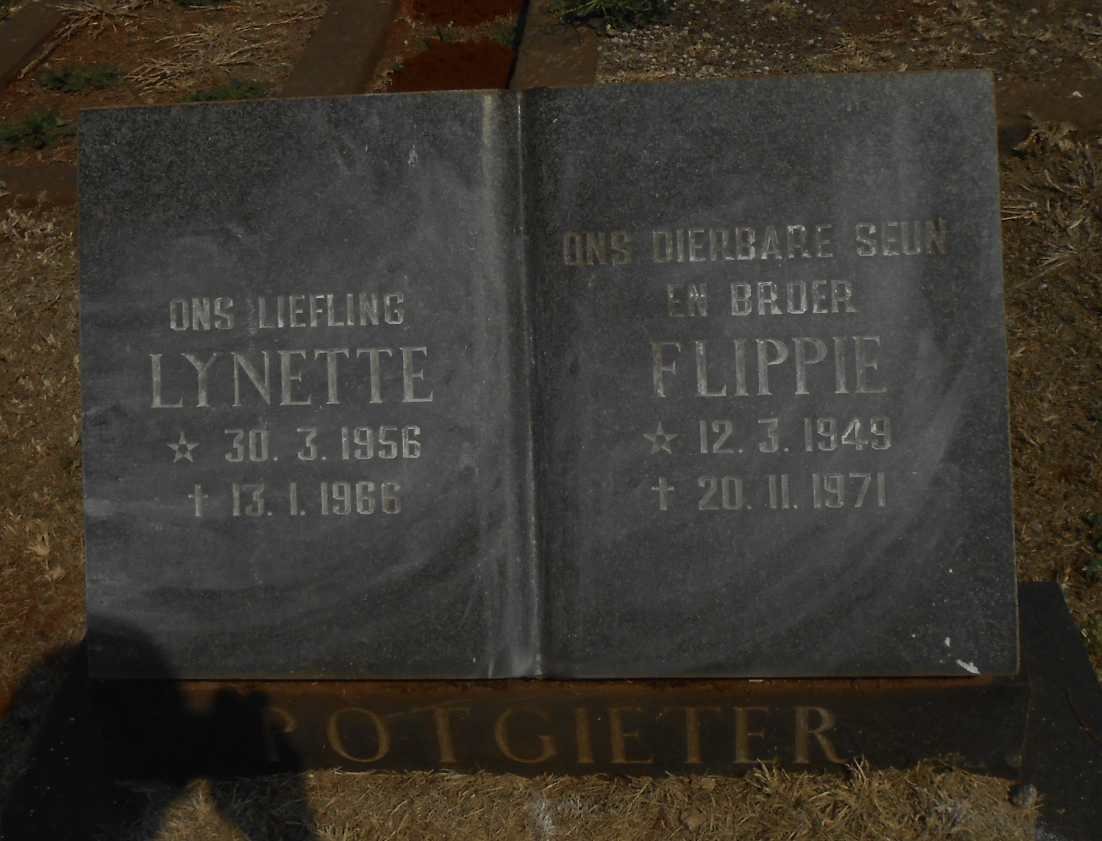 POTGIETER Flippie 1949-1971 :: POTGIETER Lynette 1956-1966