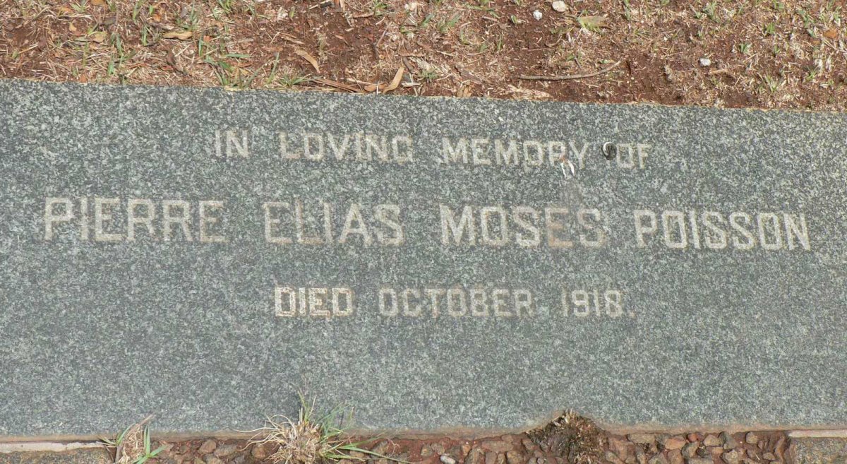 POISSON Pierre Elias Moses -1918